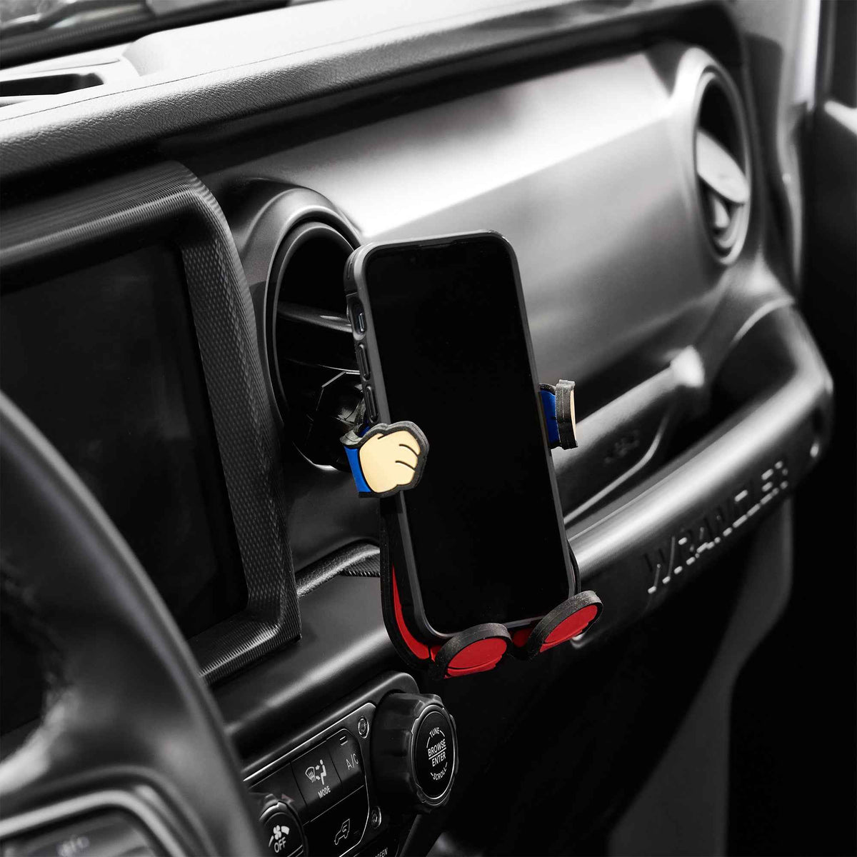 Hug Buddy 80034HB Superman Phone Holder Adjustable Universal Fit Mount for iPhone Android GPS