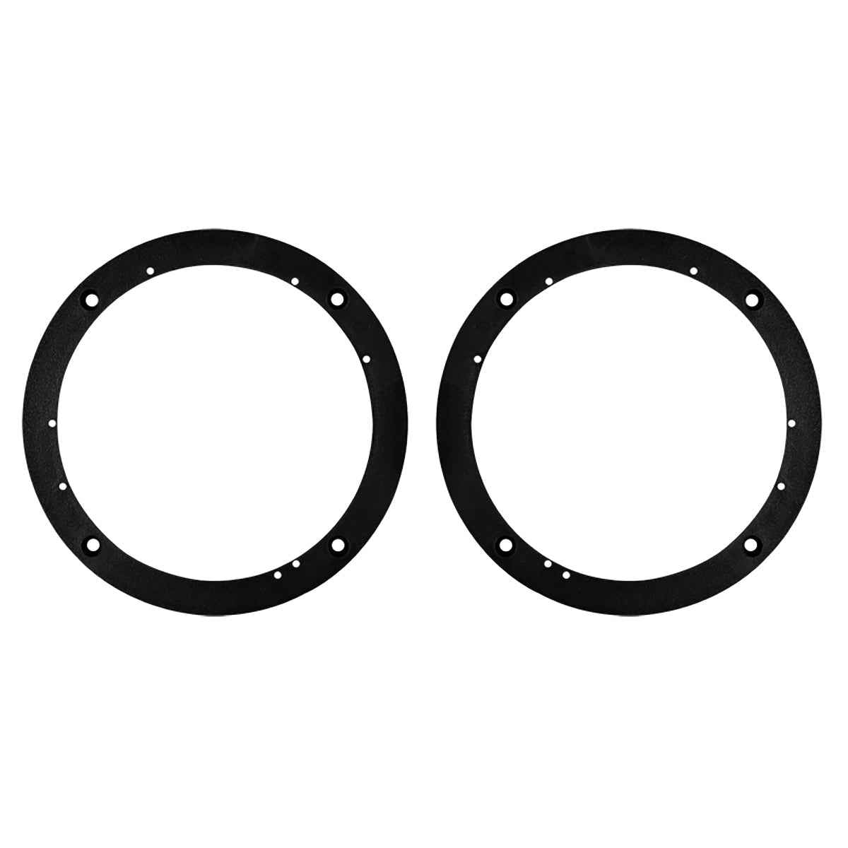 Metra Universal 1/2 Inch Plastic Spacer Rings for Stereo Speaker Adapter Rings for 5.25-inch to 6-inch Speakers Black 2-Piece