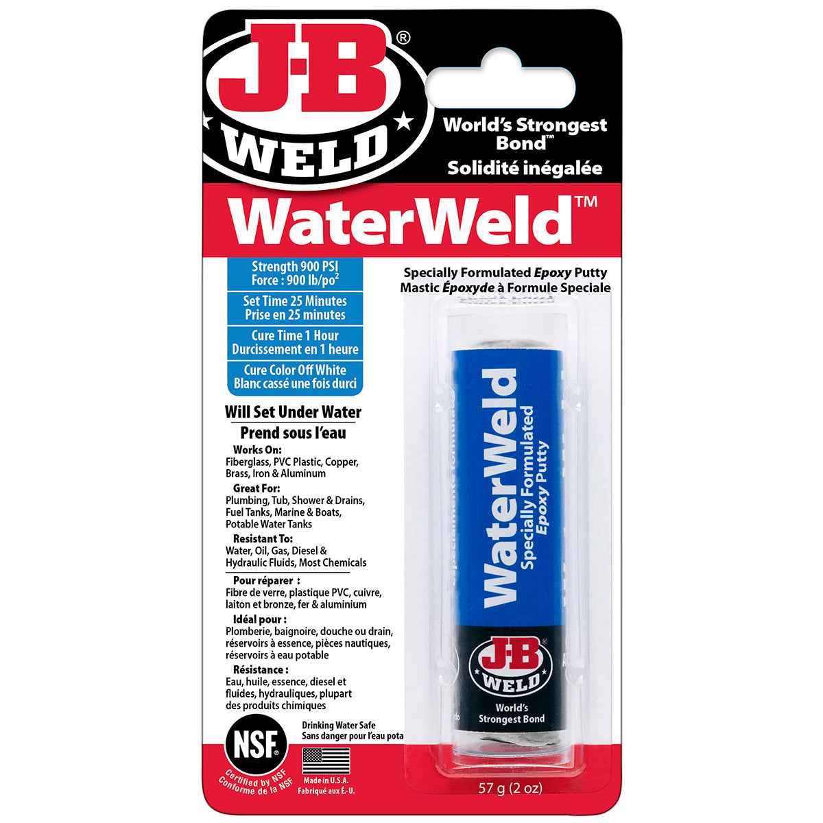 Waterweld 2 Ounce Epoxy Putty
