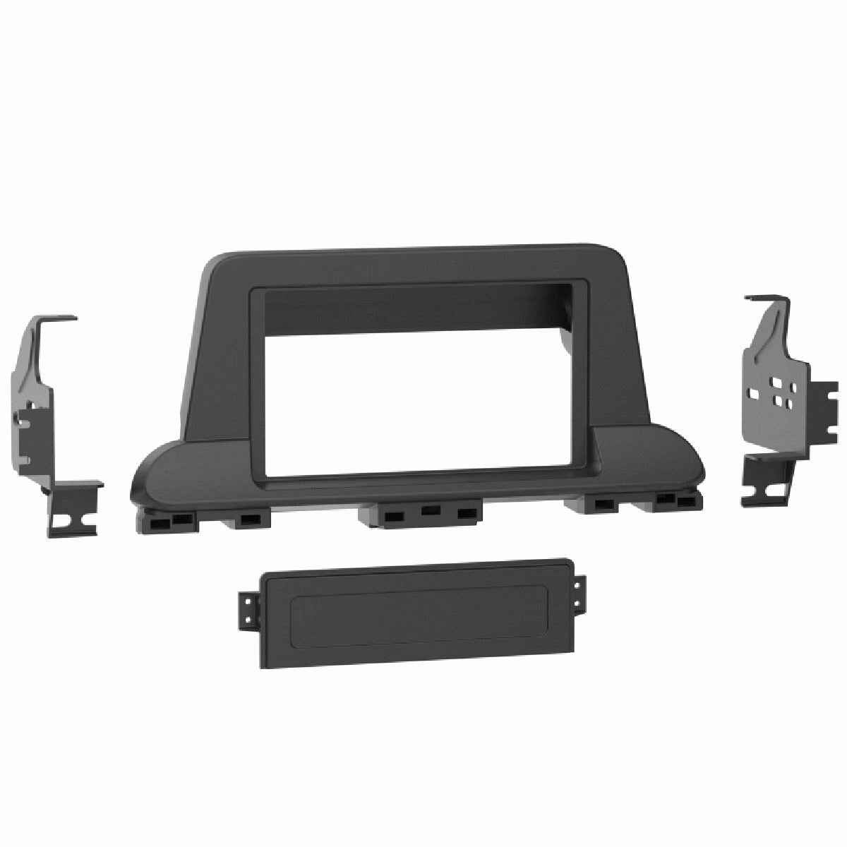Metra 997394B Stereo Installation Single DIN or Double Din Dash Kit Kia Forte 2019-Up-Black