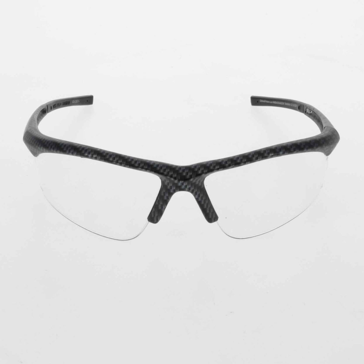 Global Vision Eyewear AMBASSGRFCL Clear Lens Safety Glasses ANSI Z87 UV400-Dark Gray