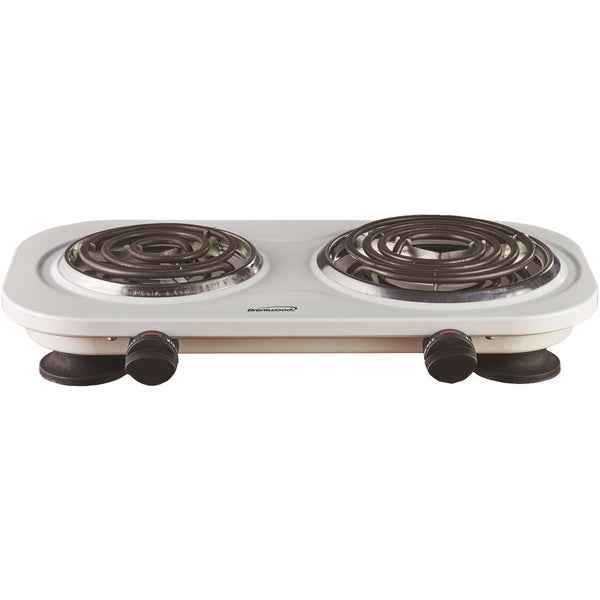 1500W DBL BURNER BLK