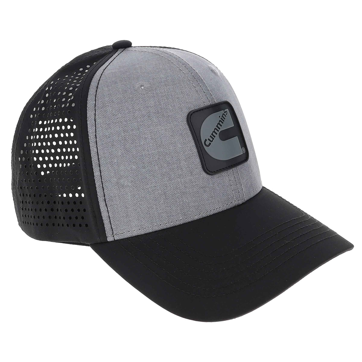 Cummins performance cap in Gray and Black