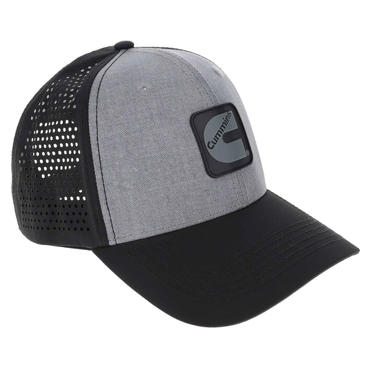 Cummins performance cap in Gray and Black