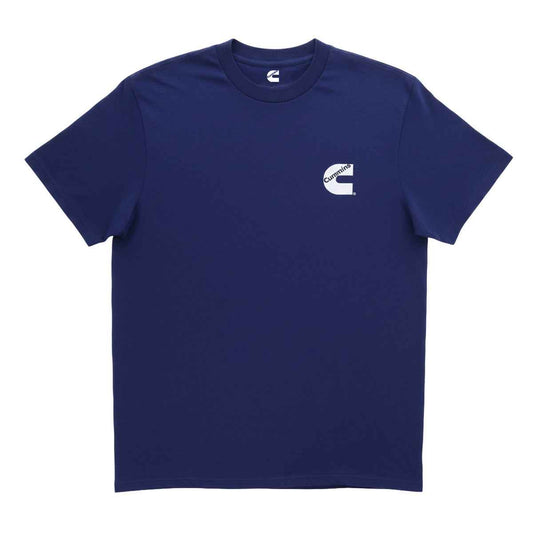Flag Graphic Short Sleeve TShirt Blue XL