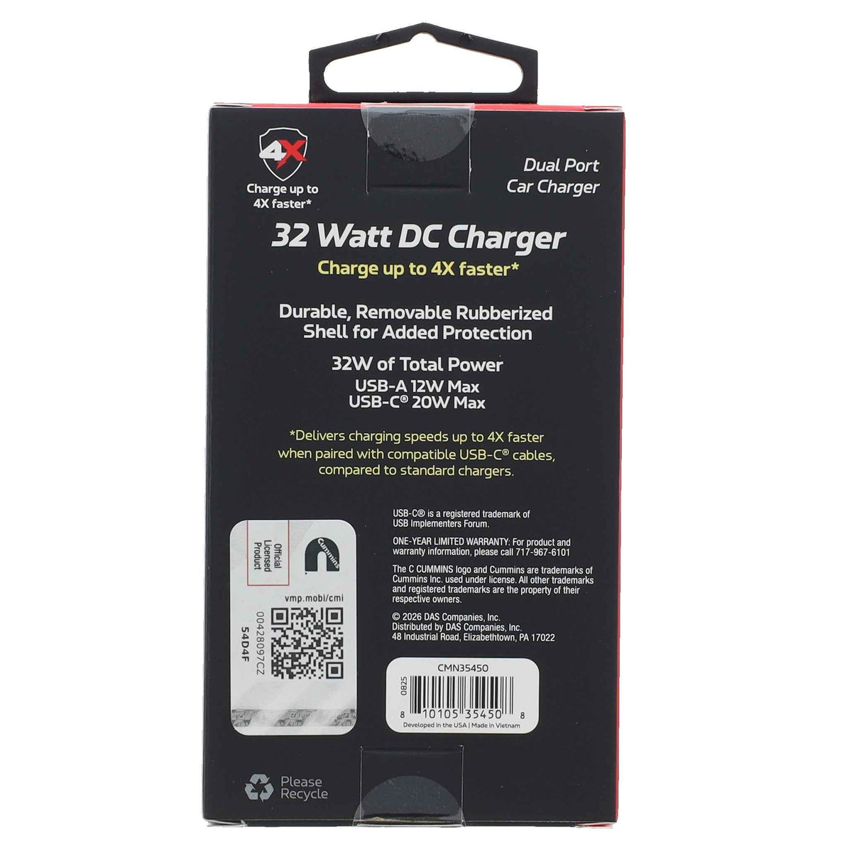 32 Watt Dual Port Car DC Charger