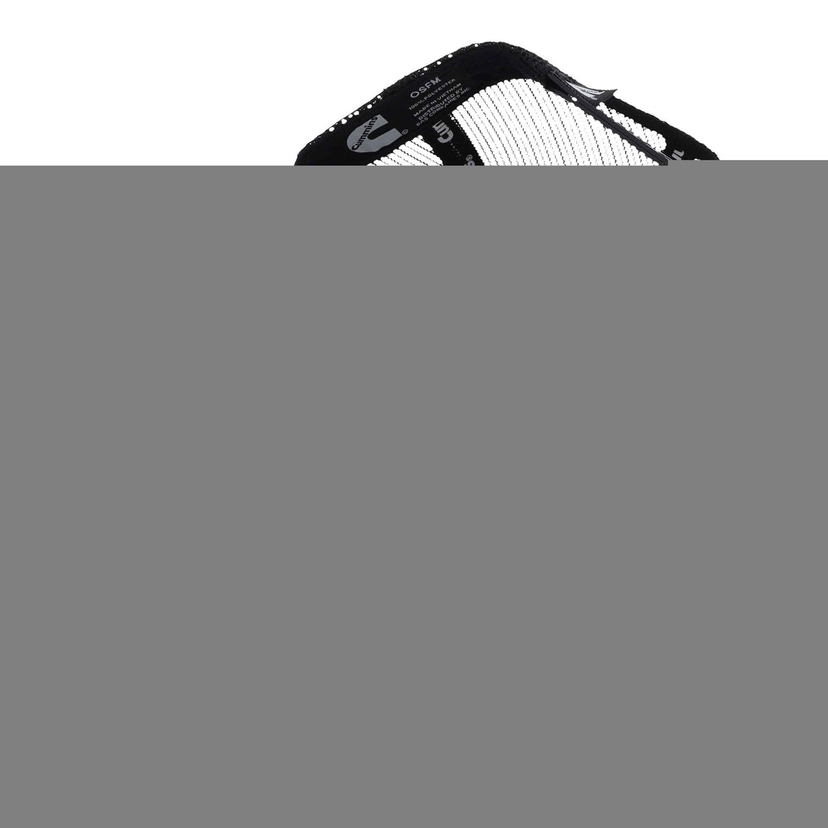 Baseball Cap Flag Patch Black