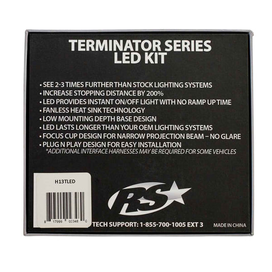 Terminator Series H13 Fanless LED Conve