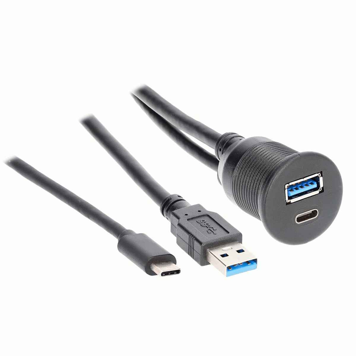 USB n USB-C Charger Data Flush Mount