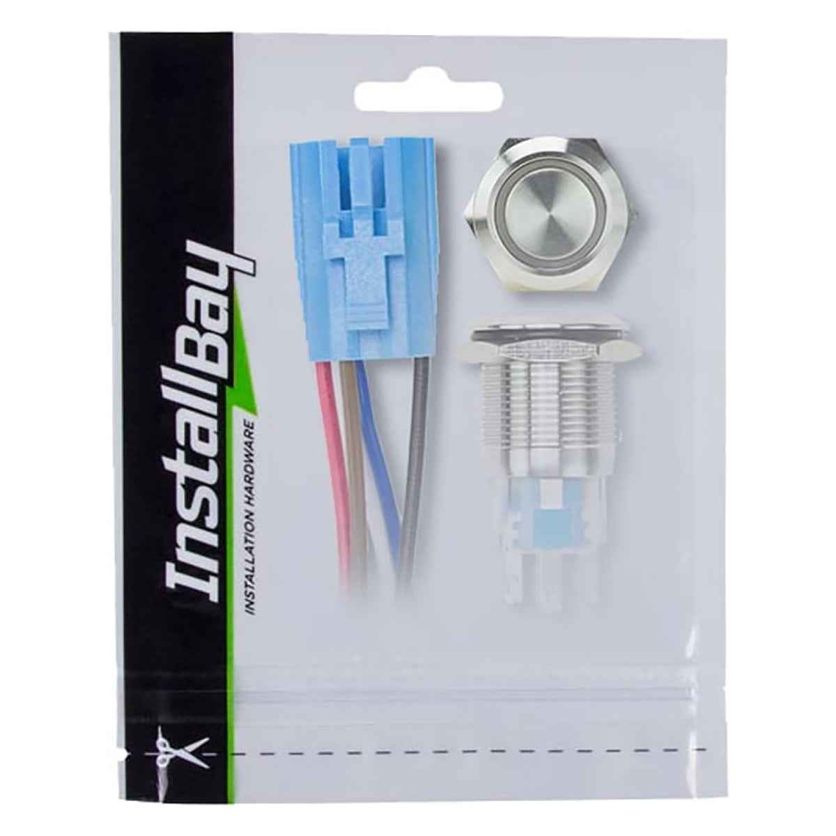 16mm Stain Round Switch Latch Harn White