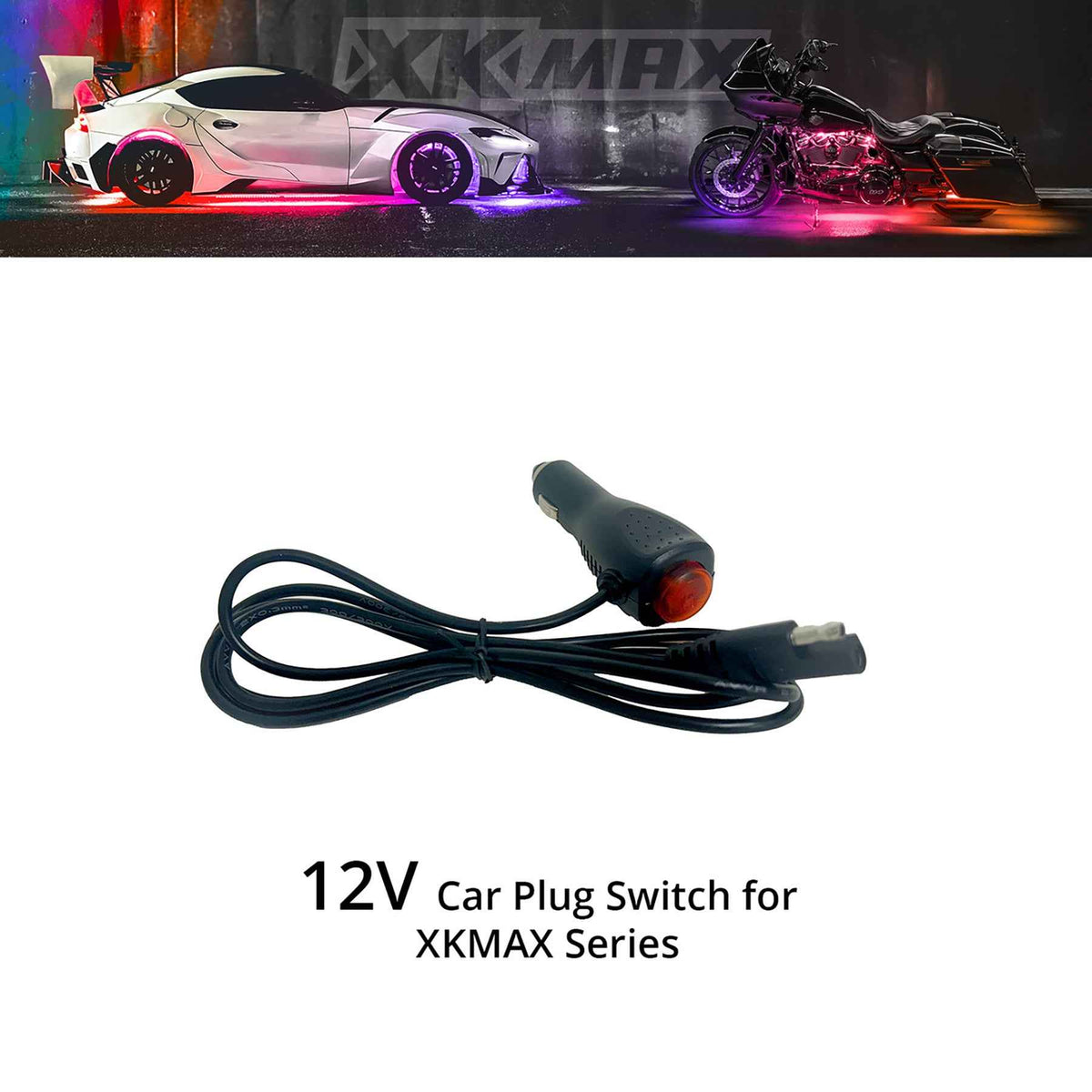 XKmax 12V Car Plug Switch