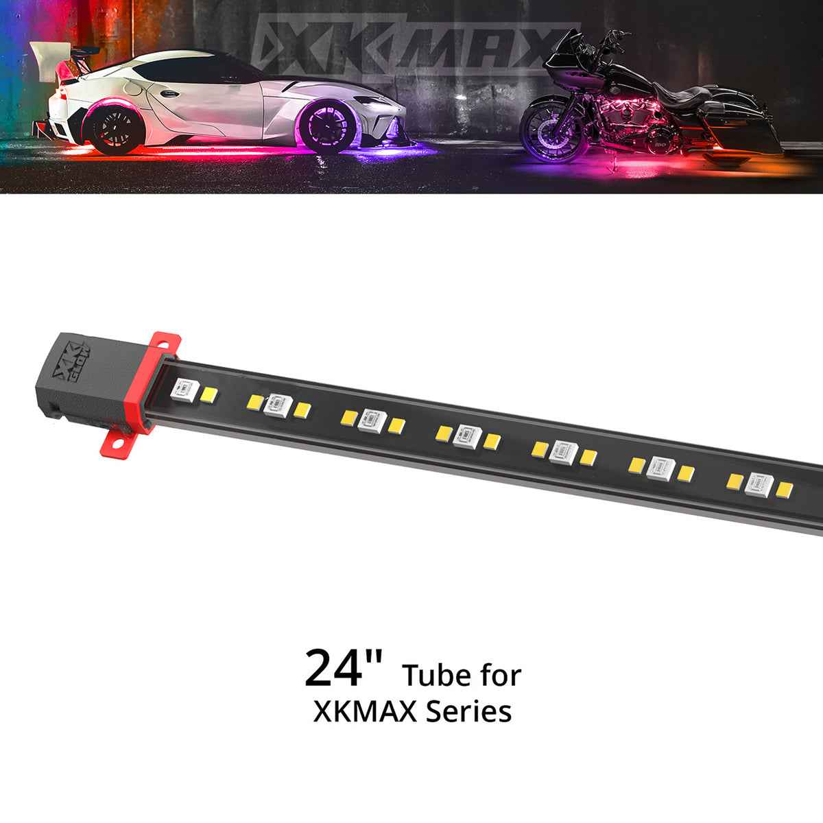 XKmax 24in RGBW LED Light Tube