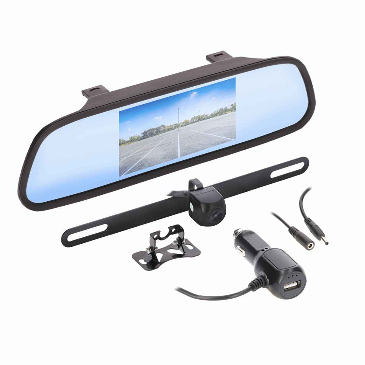 Wireless 4.3inch Mirror Monitor Camera