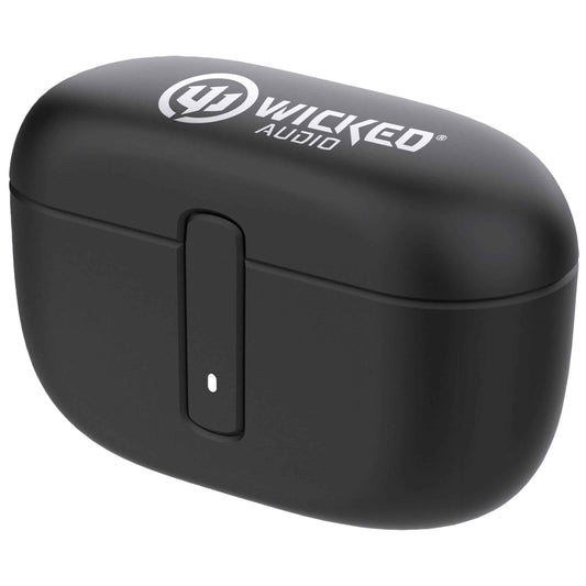 Wicked Audio MWITW4750 Mojo 700 True Wireless Bluetooth Earbuds Clear Call Mics Long Battery Life Custom EQ Modes GPS Locator-Black