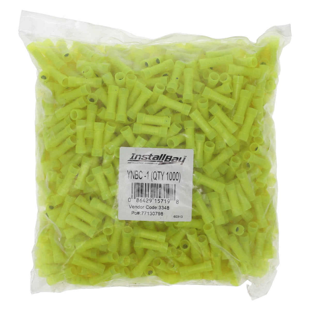 Yw Nylon Butt Connector 12-10 GA 1000Pk