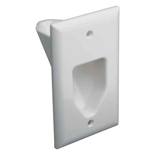 UWHITE 1 GANG RECESSED